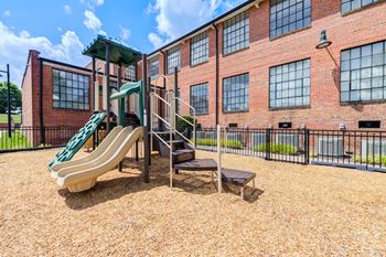 Playground with slide